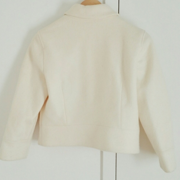 Club Monaco Short Wool Coat 1/4 Sleeve - Picture 6 of 7